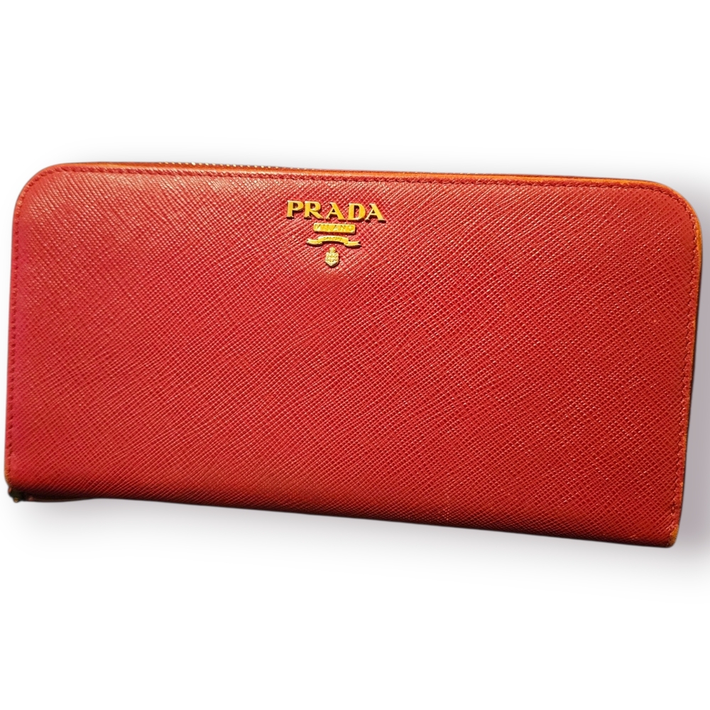 Prada Red Wallet